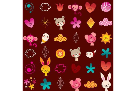 Download Cute Animals Kids Pattern - Kids pattern Collection