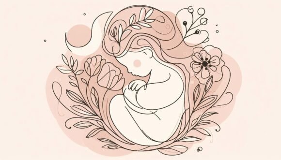 Download Abstract Baby Girl with Soft Curves and - Premium Resources