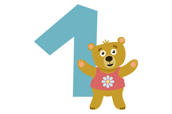 Download First Birthday Decoration. Teddy Bear Wi - Decor Collection