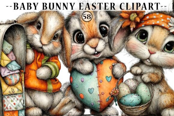 Download Baby Bunny Easter Clipart - Easter clipart Collection