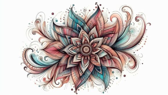 Download Floral Mandala Curves - Premium Resources