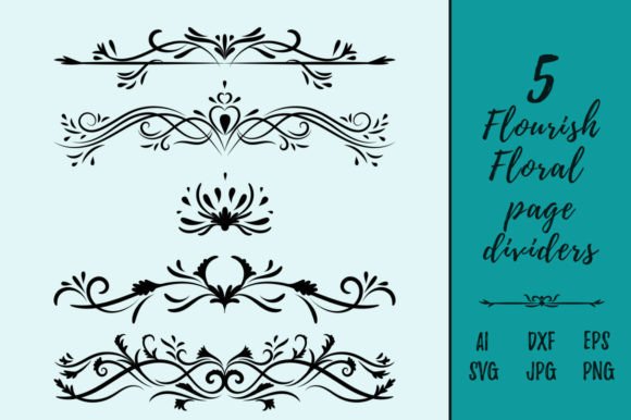 Download Decorative Floral Flourish Page Divider - Decor Collection