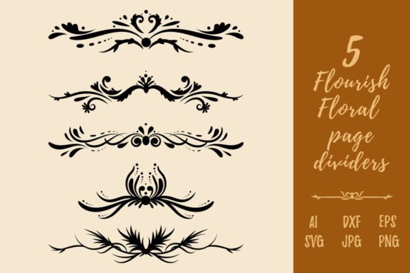 Download Decorative Floral Flourish Page Divider - Decor Collection